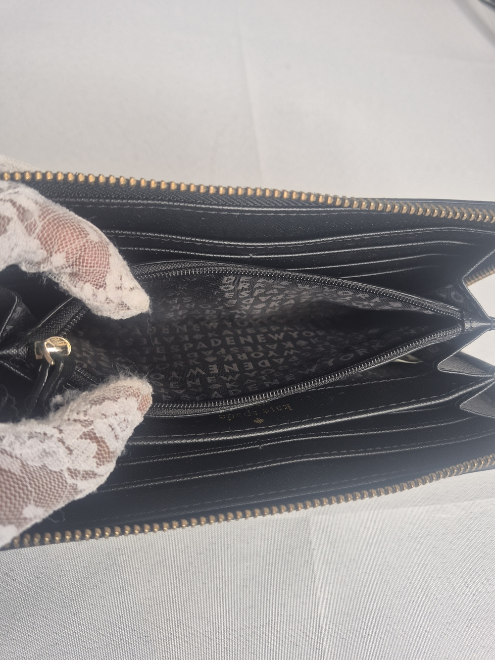 kate spade Black & White Grid Tote (Like New) - Picture 13 of 17